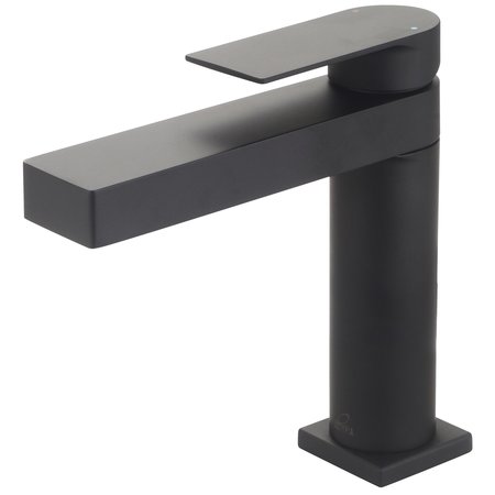 OLYMPIA Single Handle Lavatory Faucet in Matte Black L-6005-MB